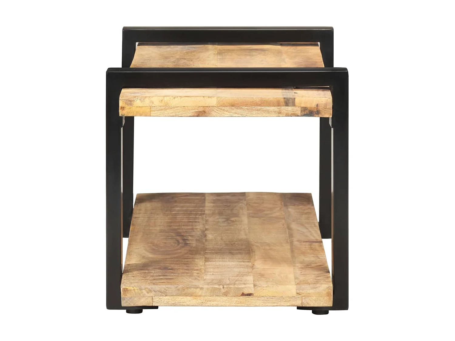 Meuble TV 90x40x40 cm Bois de manguier brut WET9212