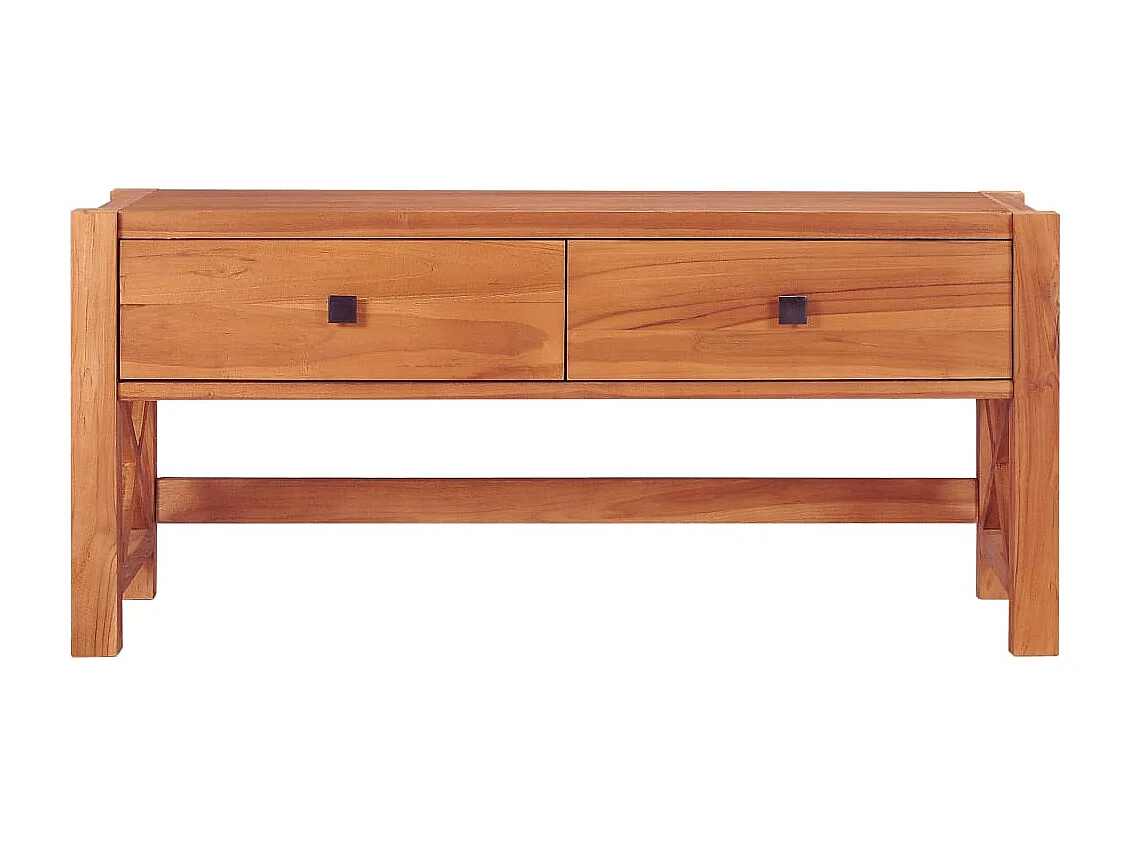 Móvel de TV 100x40x45 cm madeira de teca PT107383