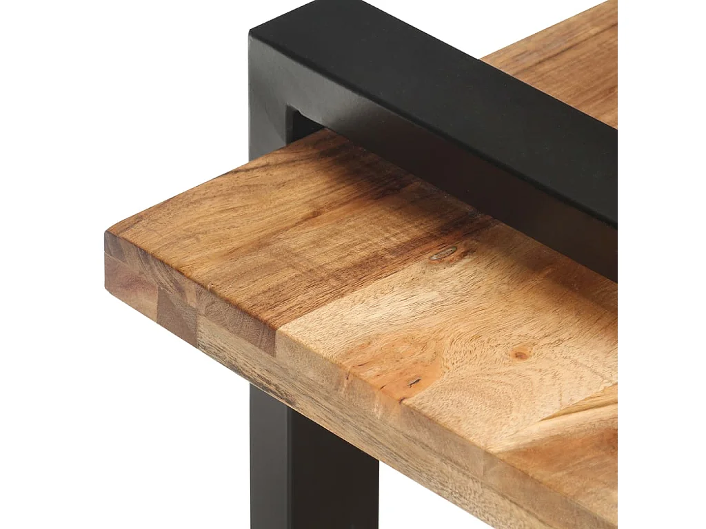 Meuble TV 90x40x40 cm Bois d'acacia solide WET6045