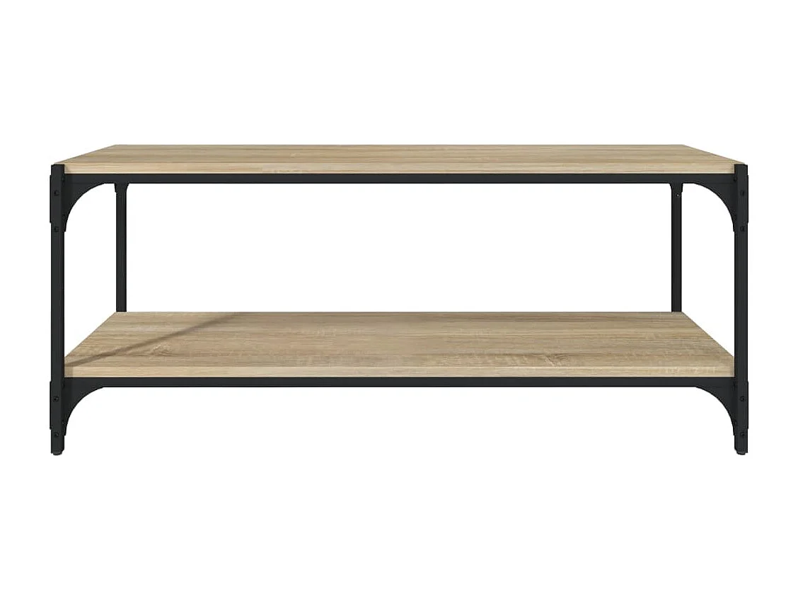 TV-Schrank,TV-Möbel Sonoma-Eiche 100x33x41 cm Holzwerkstoff und Stahl -gkd595531