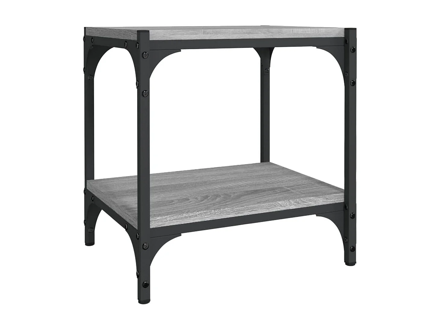 TV-Schrank,TV-Möbel Grau Sonoma 40x33x41 cm Holzwerkstoff und Stahl -gkd129539