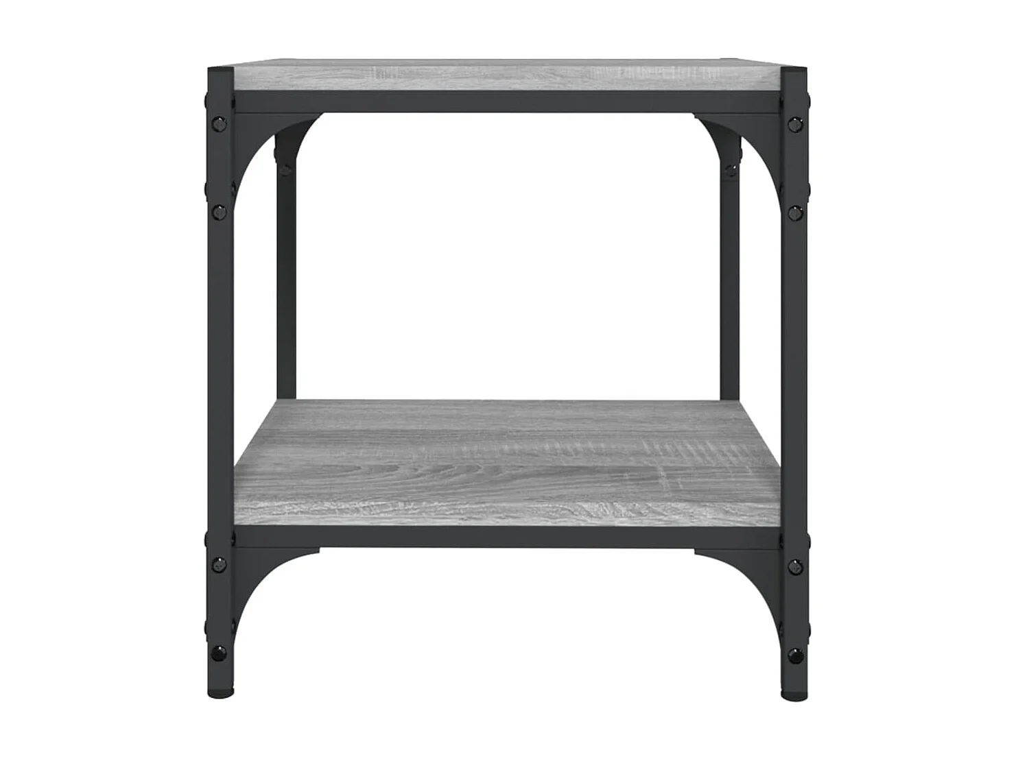 Meuble TV Sonoma gris 40x33x41 cm Bois d'ingénierie et acier WET6324