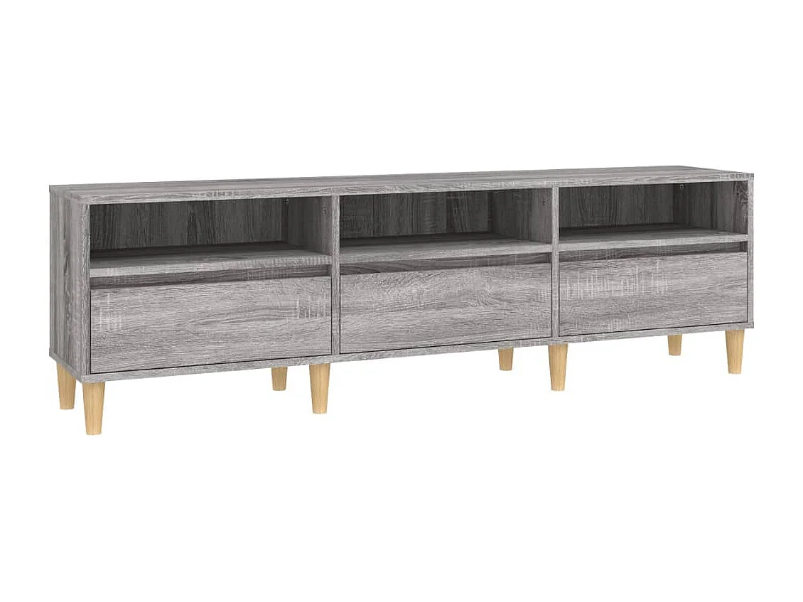TV-Schrank,TV-Möbel Grau Sonoma 150x30x44,5 cm Holzwerkstoff -gkd177182