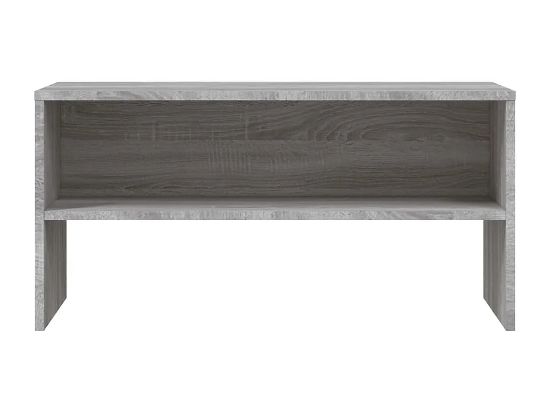 Meuble TV sonoma gris 80x40x40 cm bois d'ingénierie WET7854