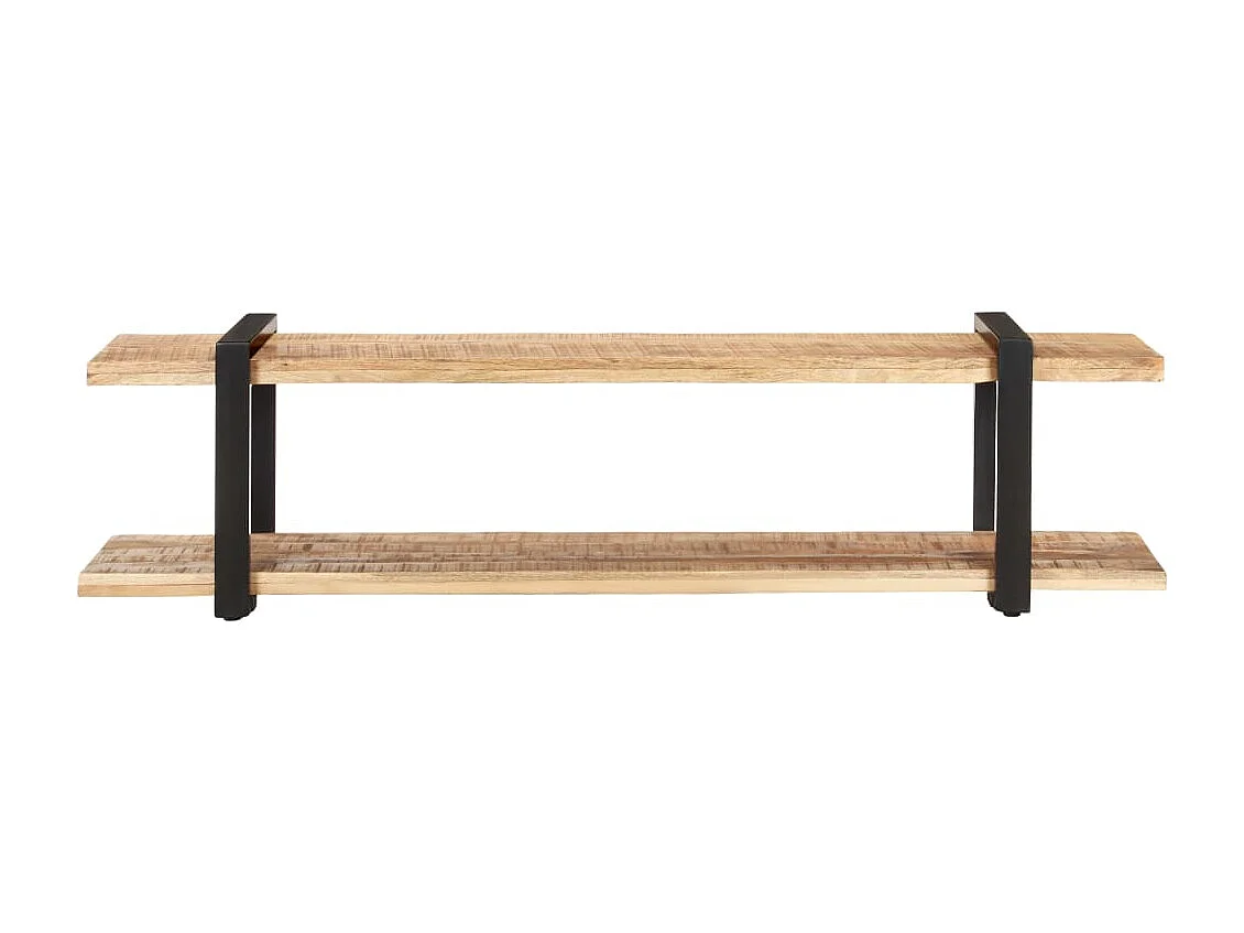 Meuble TV 160x40x40 cm Bois massif de manguier brut WET3101