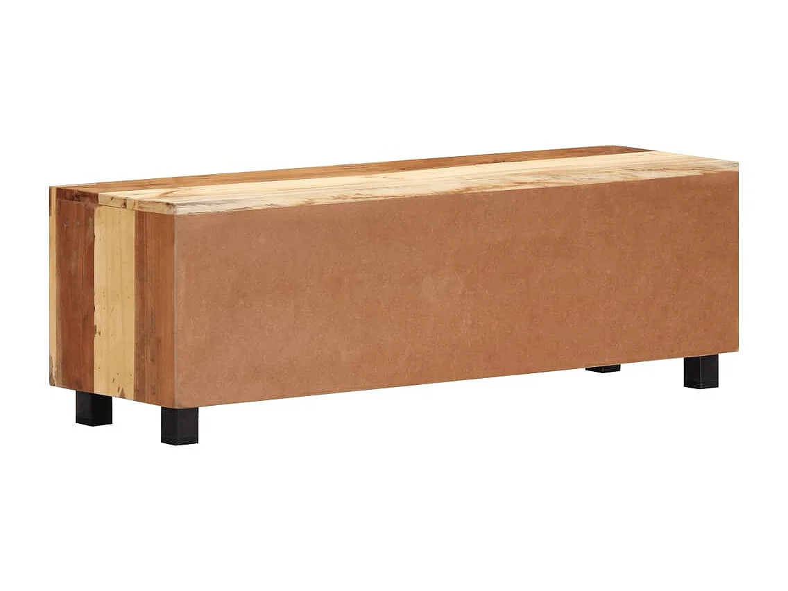 Meuble TV 100 x 30 x 33 cm Bois de récupération massif WET5676