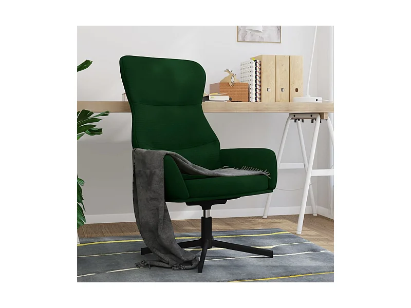 Relaxsessel | Fernsehsessel Dunkelgrün Samt -gkd495278