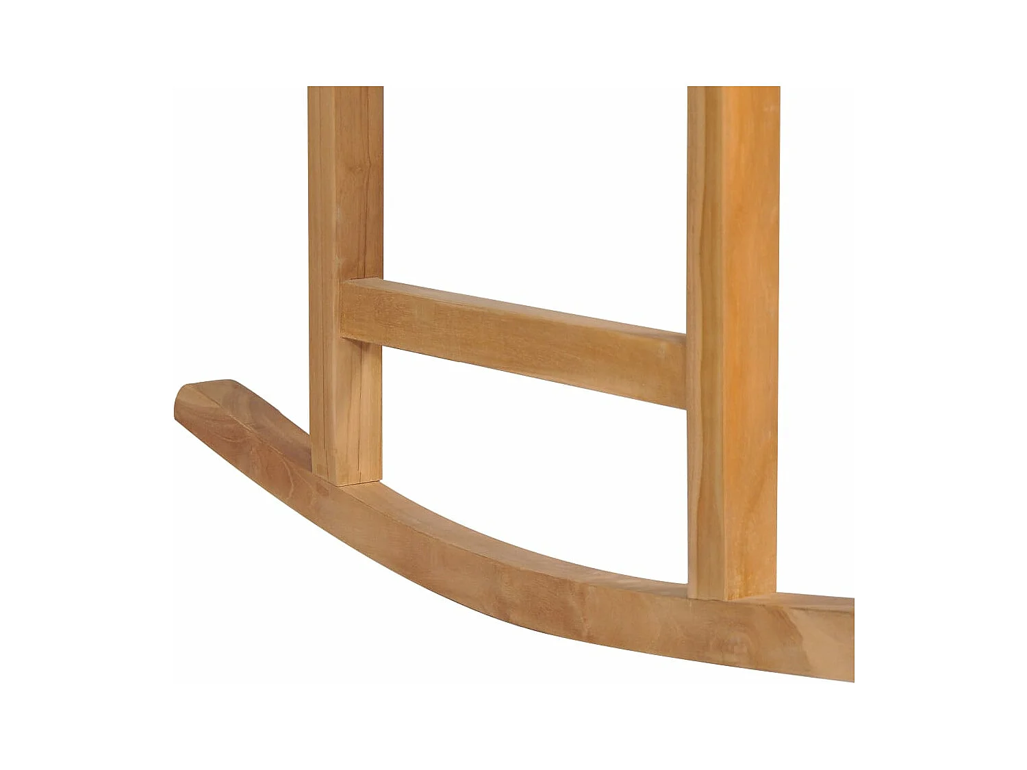 Fauteuil à bascule Teck massif BE23820