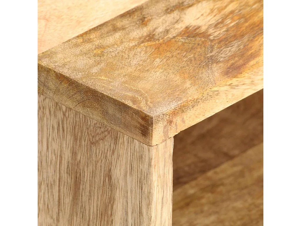 Meuble TV 90x30x50 cm Bois de manguier solide WET6025