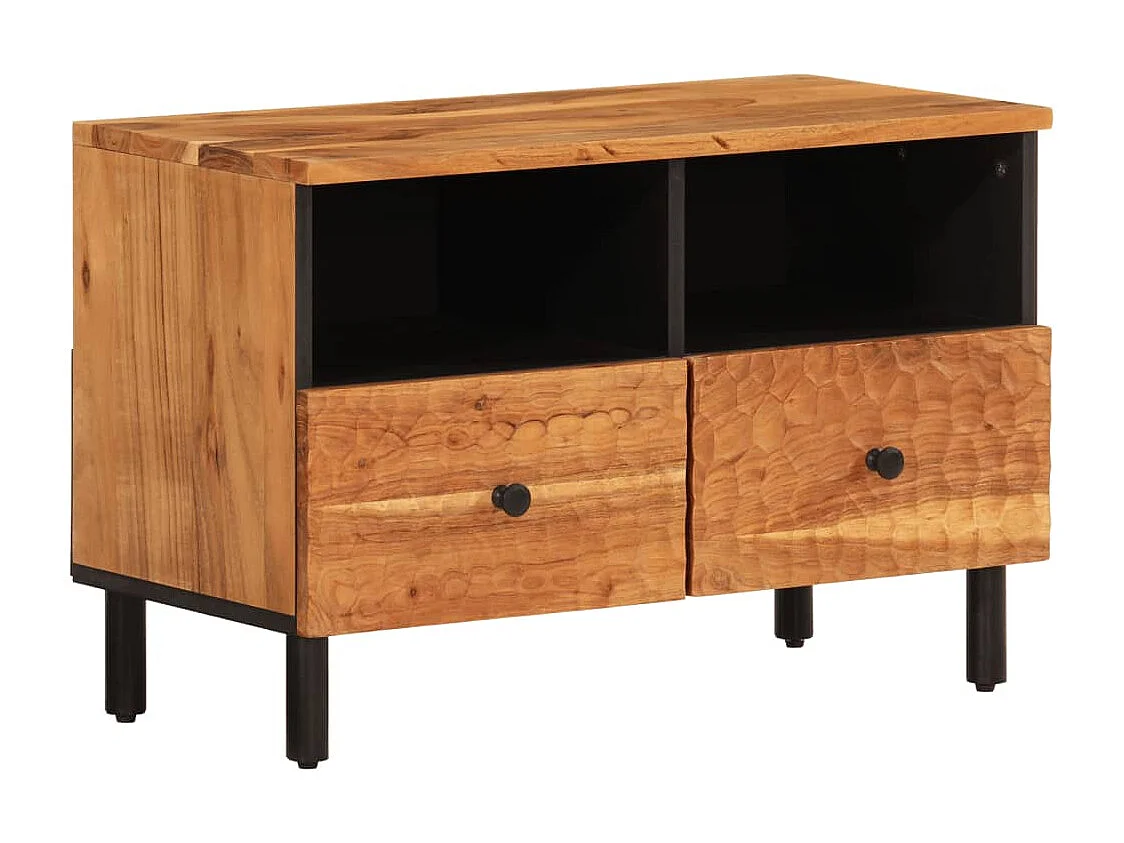 TV-Schrank,TV-Möbel 70x33x46 cm Massivholz Akazie -gkd88345