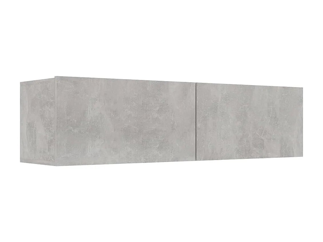 Móvel de TV 120x30x30 cm contraplacado cinzento cimento PT843559