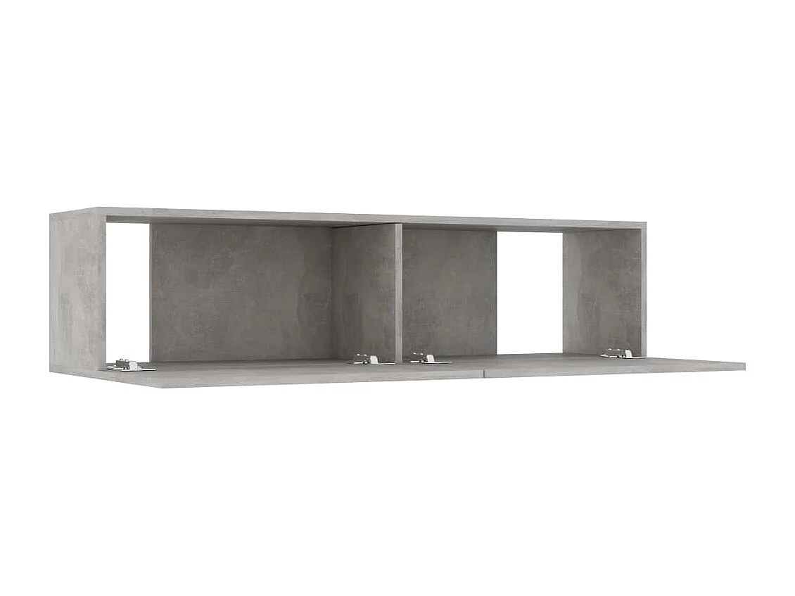 Tv-meubel 120x30x30 cm bewerkt hout betongrijs NL150642
