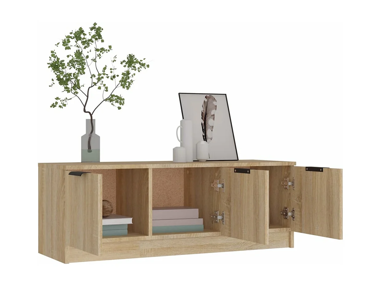 Meuble TV Chêne sonoma 102x35x36,5 cm Bois d'ingénierie WET2598