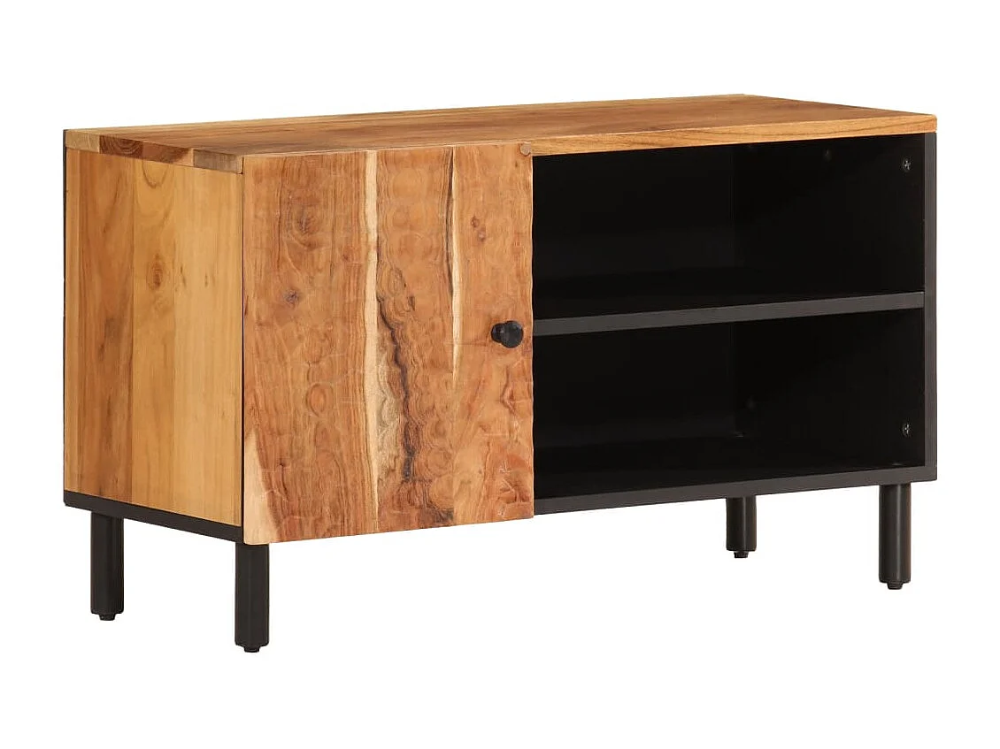 TV-Schrank,TV-Möbel 80x33x46 cm Massivholz Akazie -gkd332669