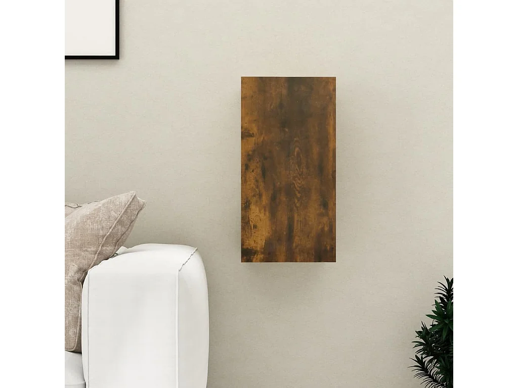 TV-Schrank,TV-Möbel Räuchereiche 30,5x30x60 cm Holzwerkstoff -gkd365136