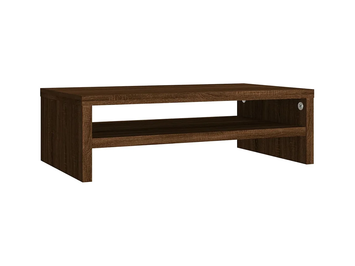 Support de moniteur Chêne marron 42x24x13 cm Bois d'ingénierie WET9009