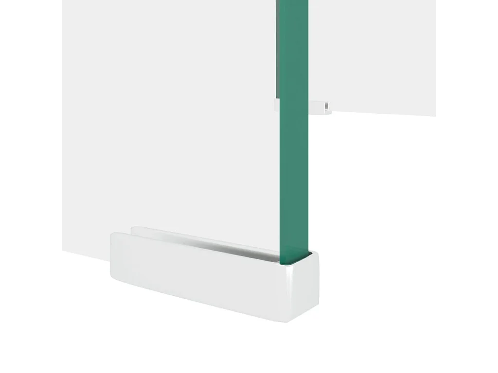 Meuble TV/pour moniteur 40x25x11 cm verre transparent WET9426