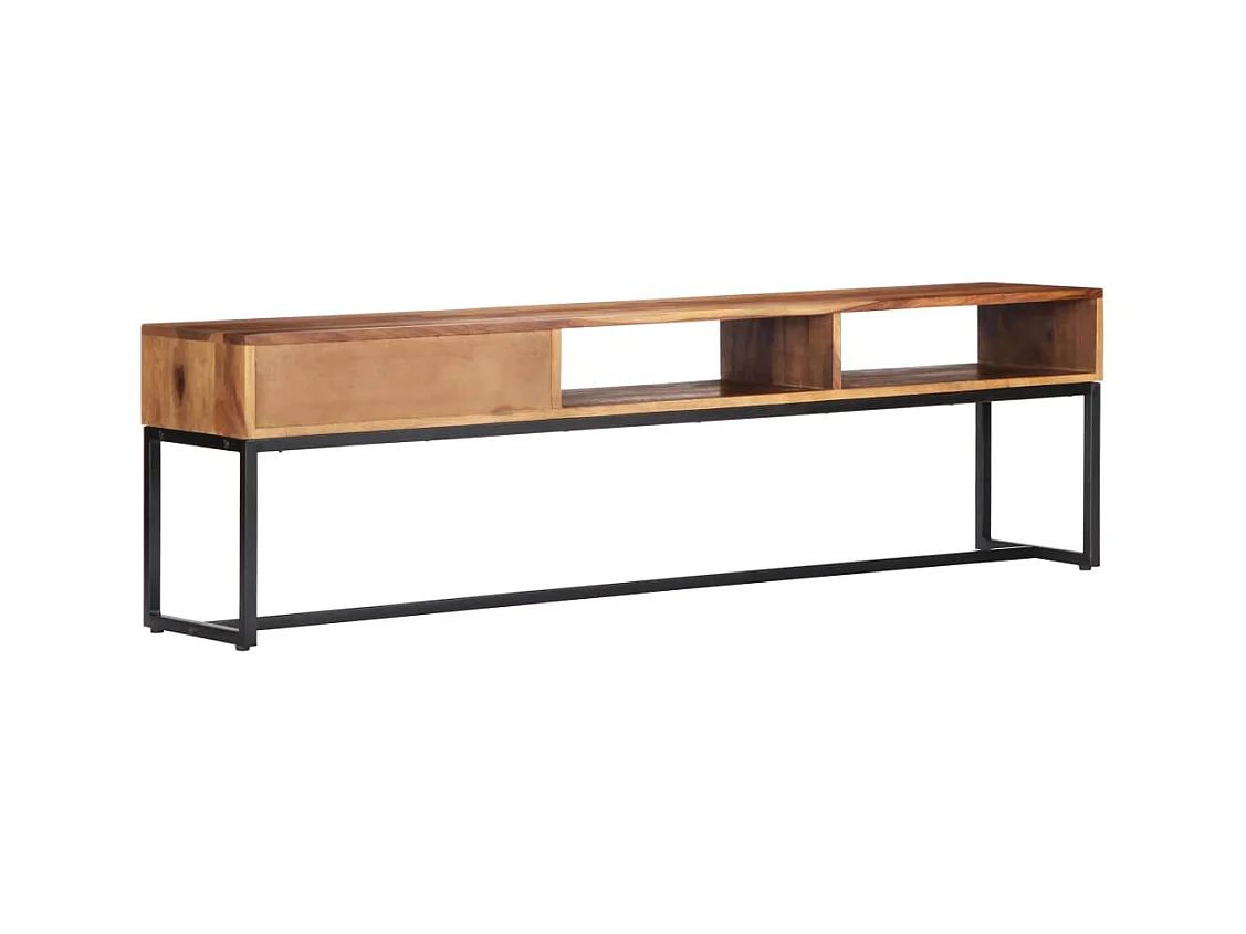 Tv-meubel 160x30x45 cm massief sheeshamhout NL639782