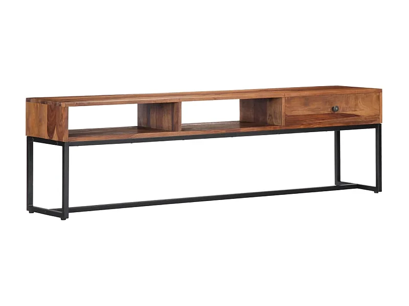 Tv-meubel 160x30x45 cm massief sheeshamhout NL639782
