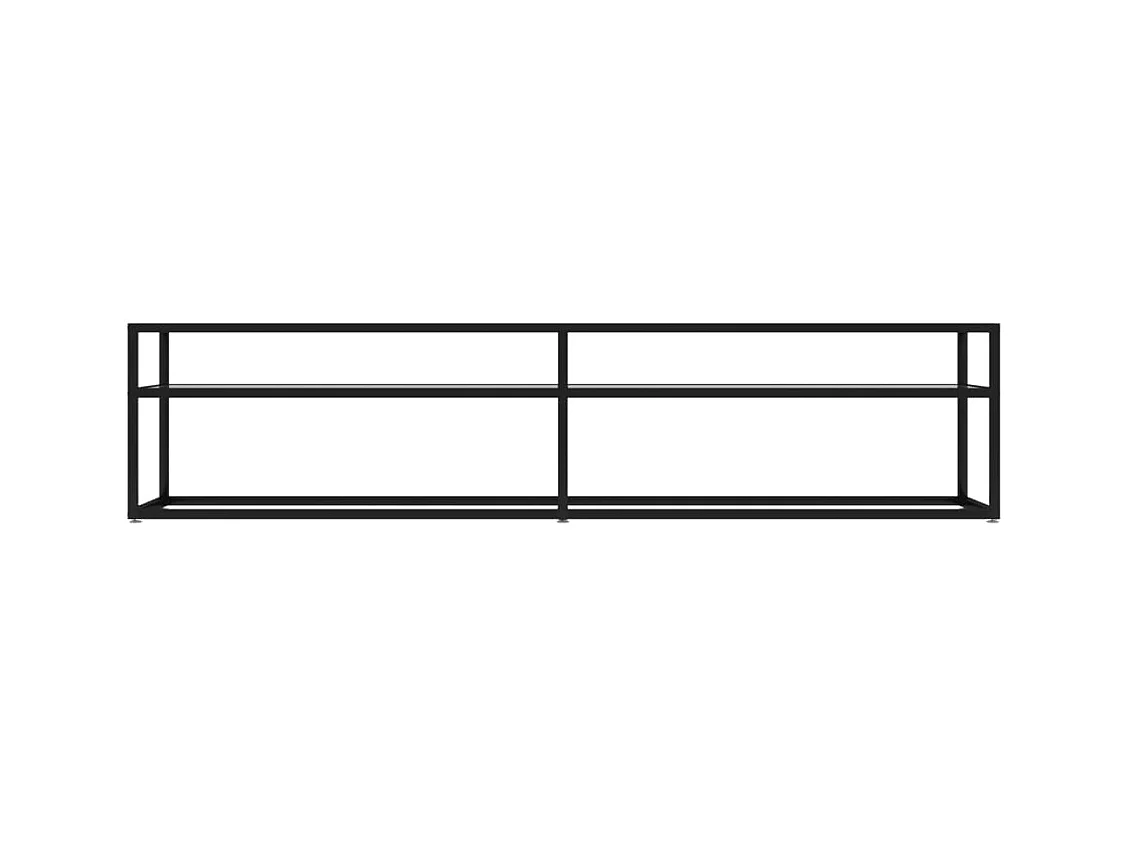 Tv-meubel 180x40x40,5 cm gehard glas transparant NL573350