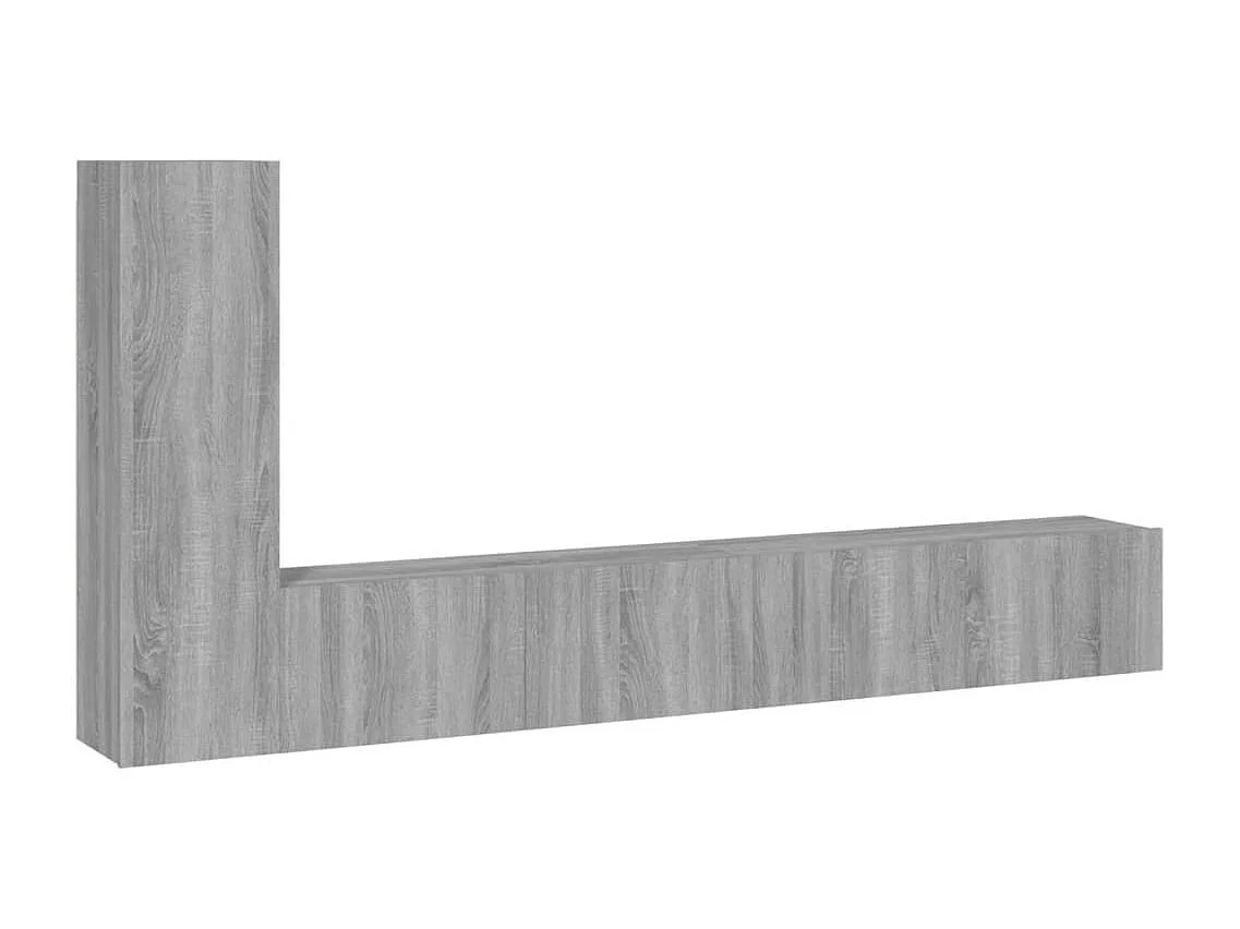 Ensemble de meubles TV 3 pcs Sonoma gris Bois d'ingénierie WET5955