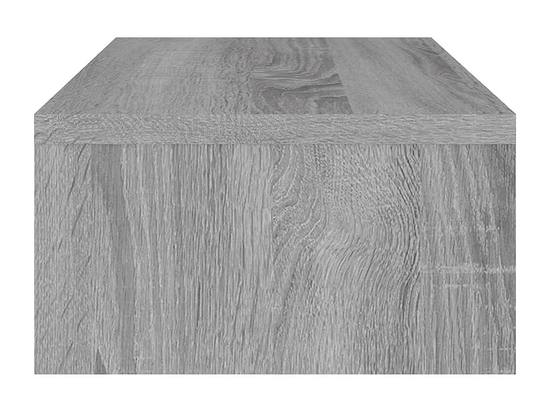 Monitorstandaard 42x24x13 cm bewerkt hout grijs sonoma eiken NL869398