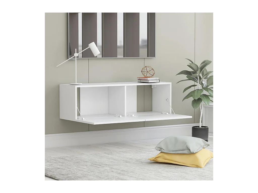TV-Schrank,TV-Möbel Weiß 100x30x30 cm Holzwerkstoff -gkd944468
