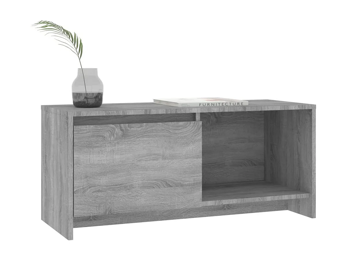 TV-Schrank,TV-Möbel Grau Sonoma 90x35x40 cm Holzwerkstoff -gkd811104