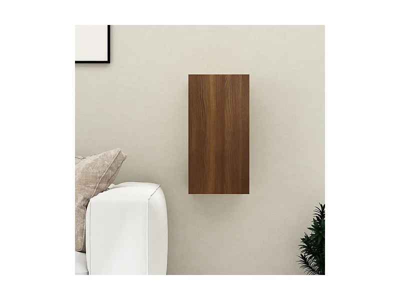 TV-Schrank,TV-Möbel Braun Eichen-Optik 30,5x30x60 cm Holzwerkstoff -gkd930027