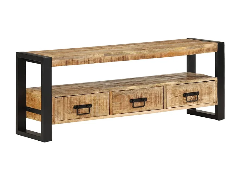 Tv-meubel 120x30x45 cm massief mangohout NL798163