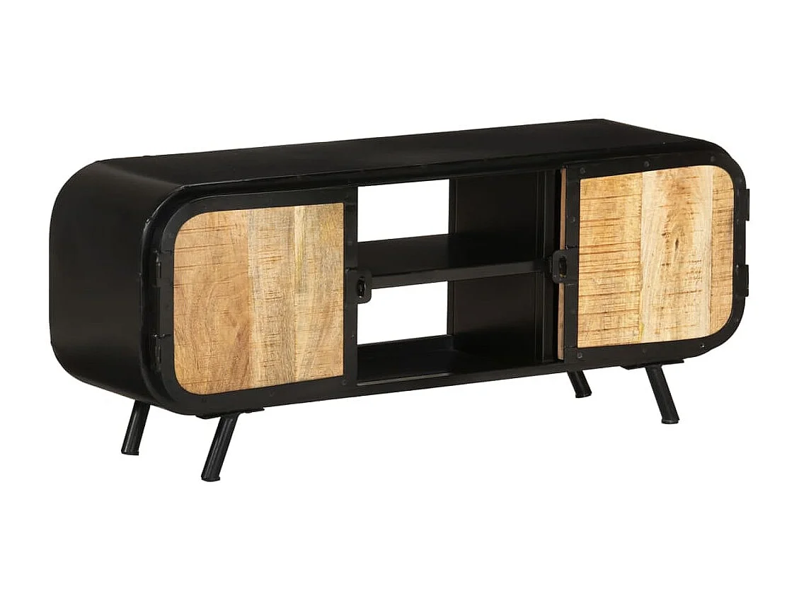 Tv-meubel 110x30x45 cm ruw mangohout NL610580