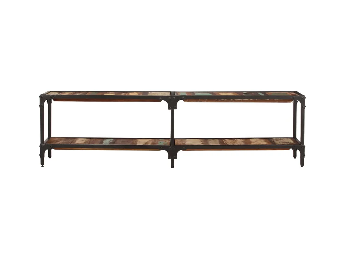 Mueble TV madera maciza reciclada 150x30x41 cm YOE52837