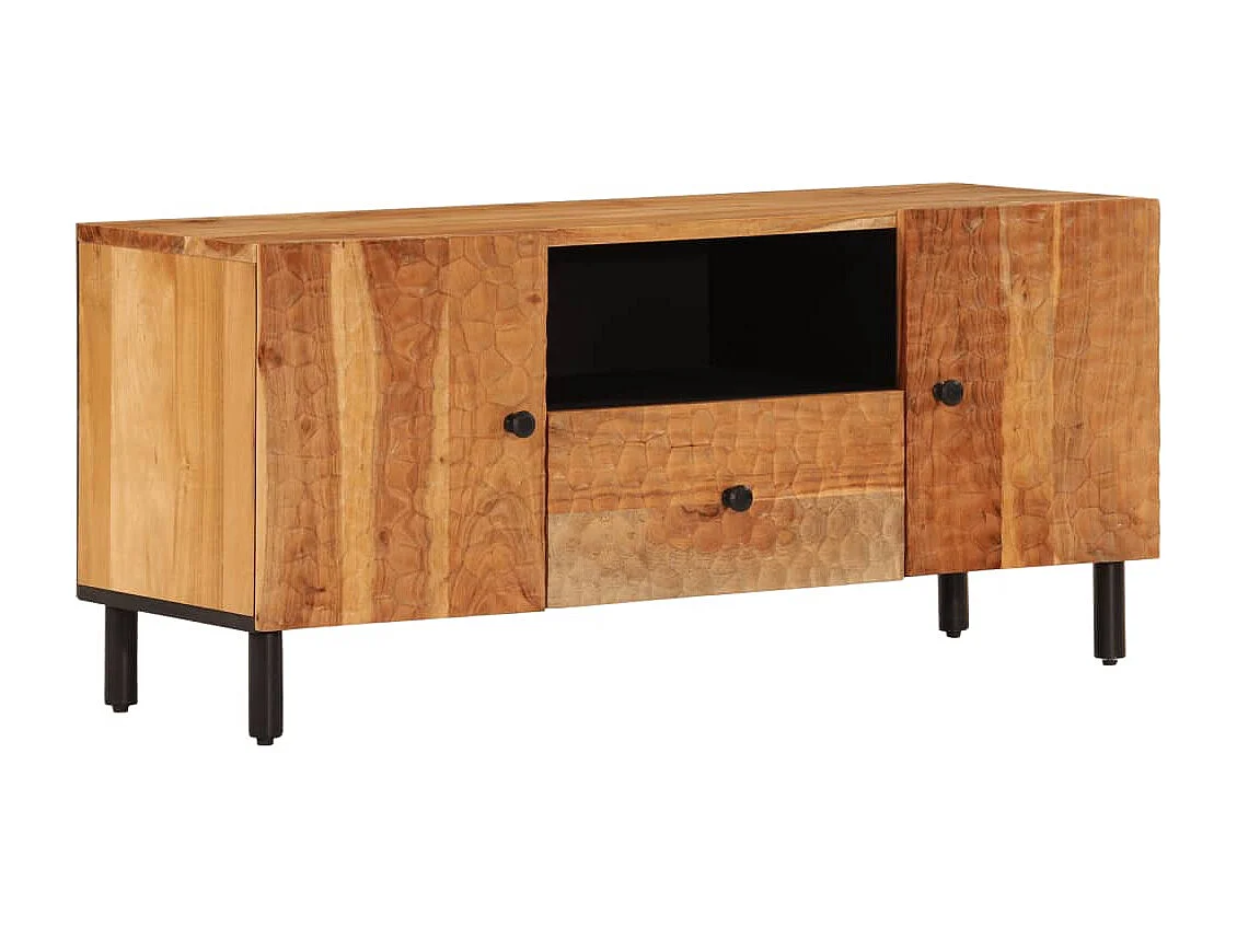 TV-Schrank,TV-Möbel 105x33x46 cm Massivholz Akazie -gkd623932