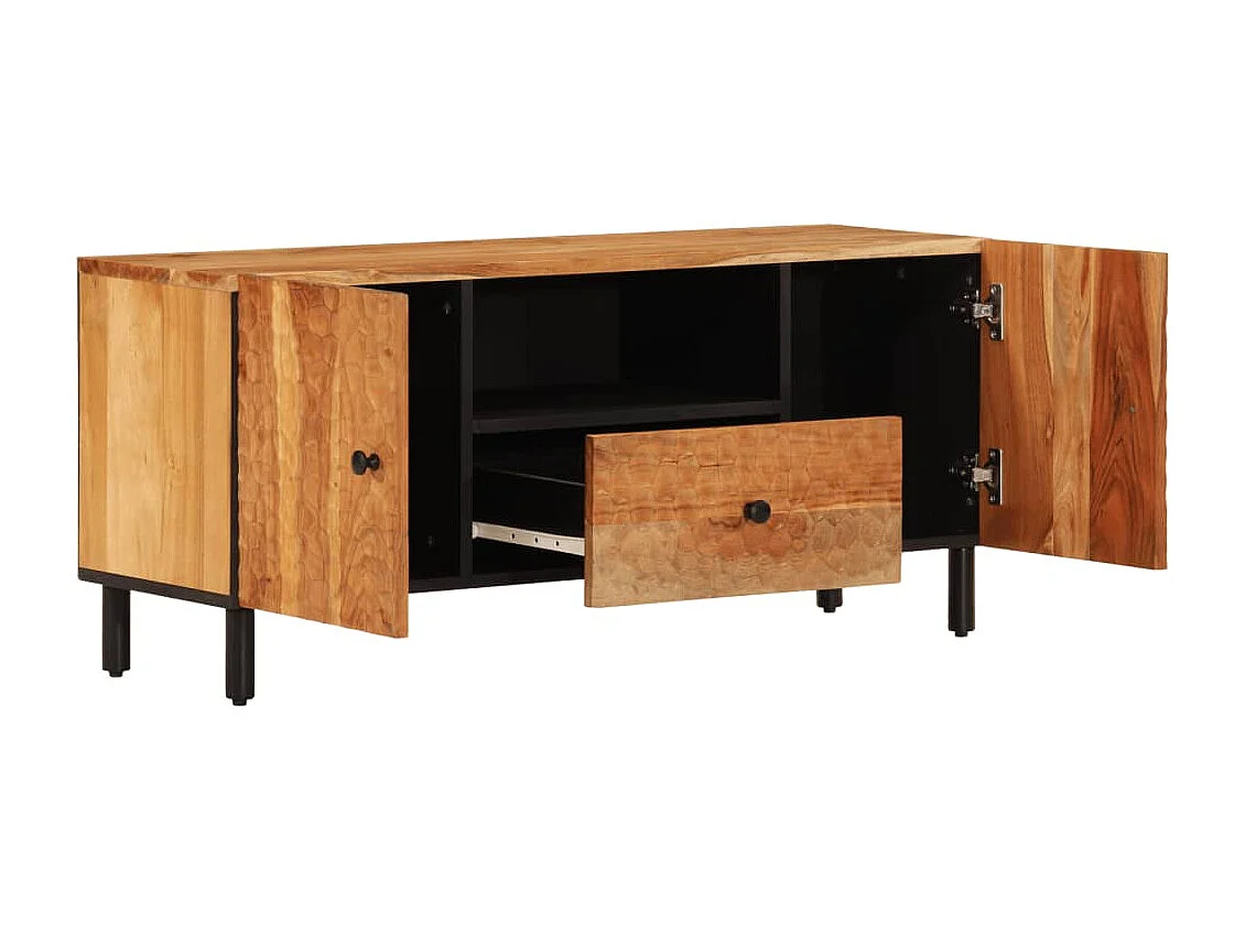 TV-Schrank,TV-Möbel 105x33x46 cm Massivholz Akazie -gkd623932