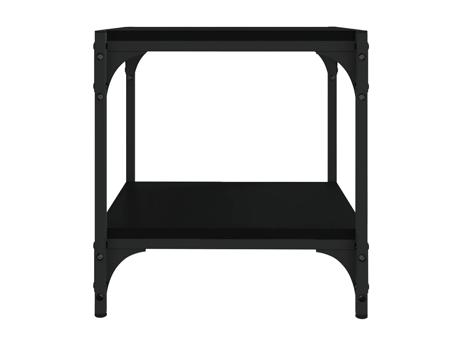 Móvel de TV 40x33x41 cm derivados de madeira e aço preto PT815448