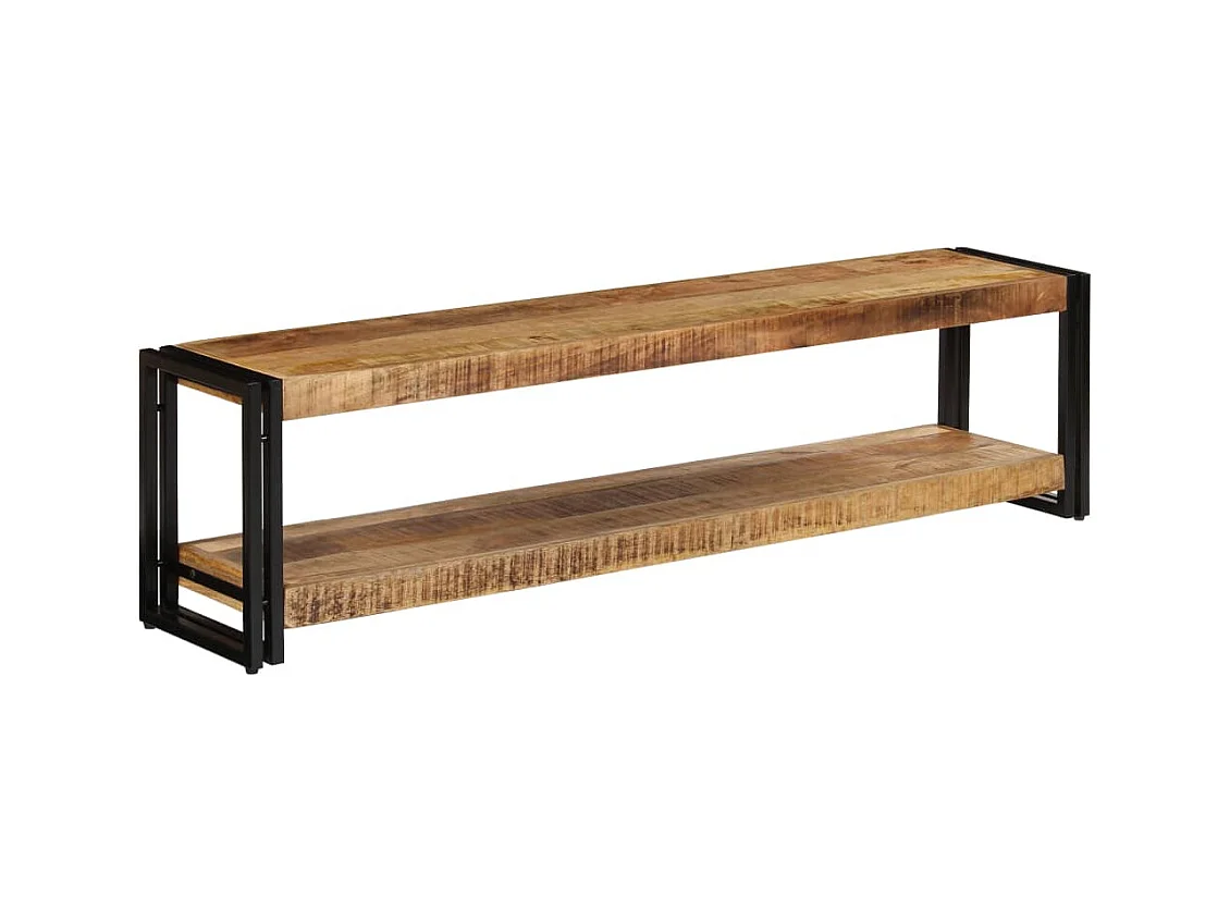 Meuble TV 150 x 30 x 40 cm Bois massif de manguier WET3349