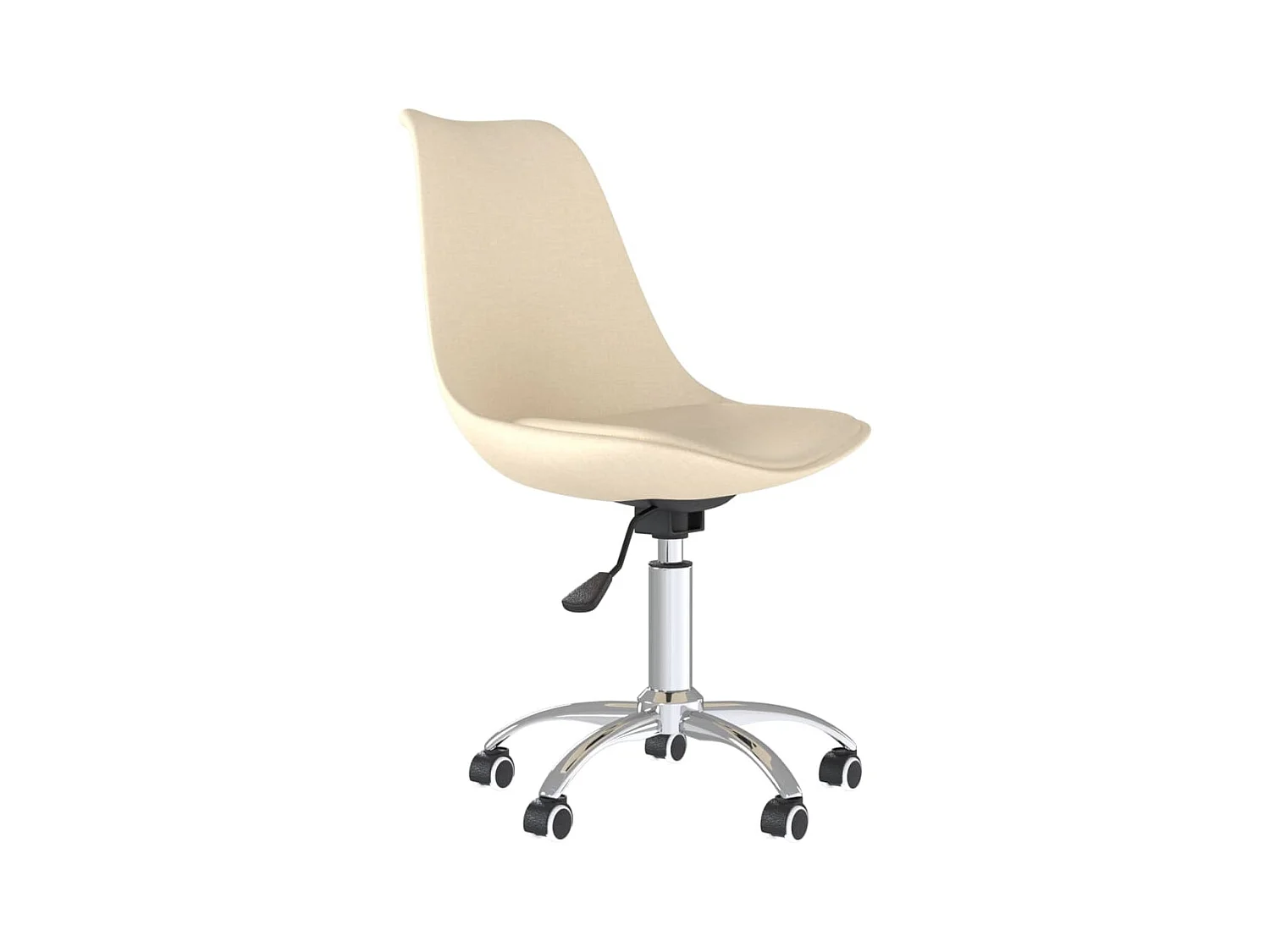 2er-set-Stühle| Esszimmerstühle Drehbar Creme Stoff -gkd650379