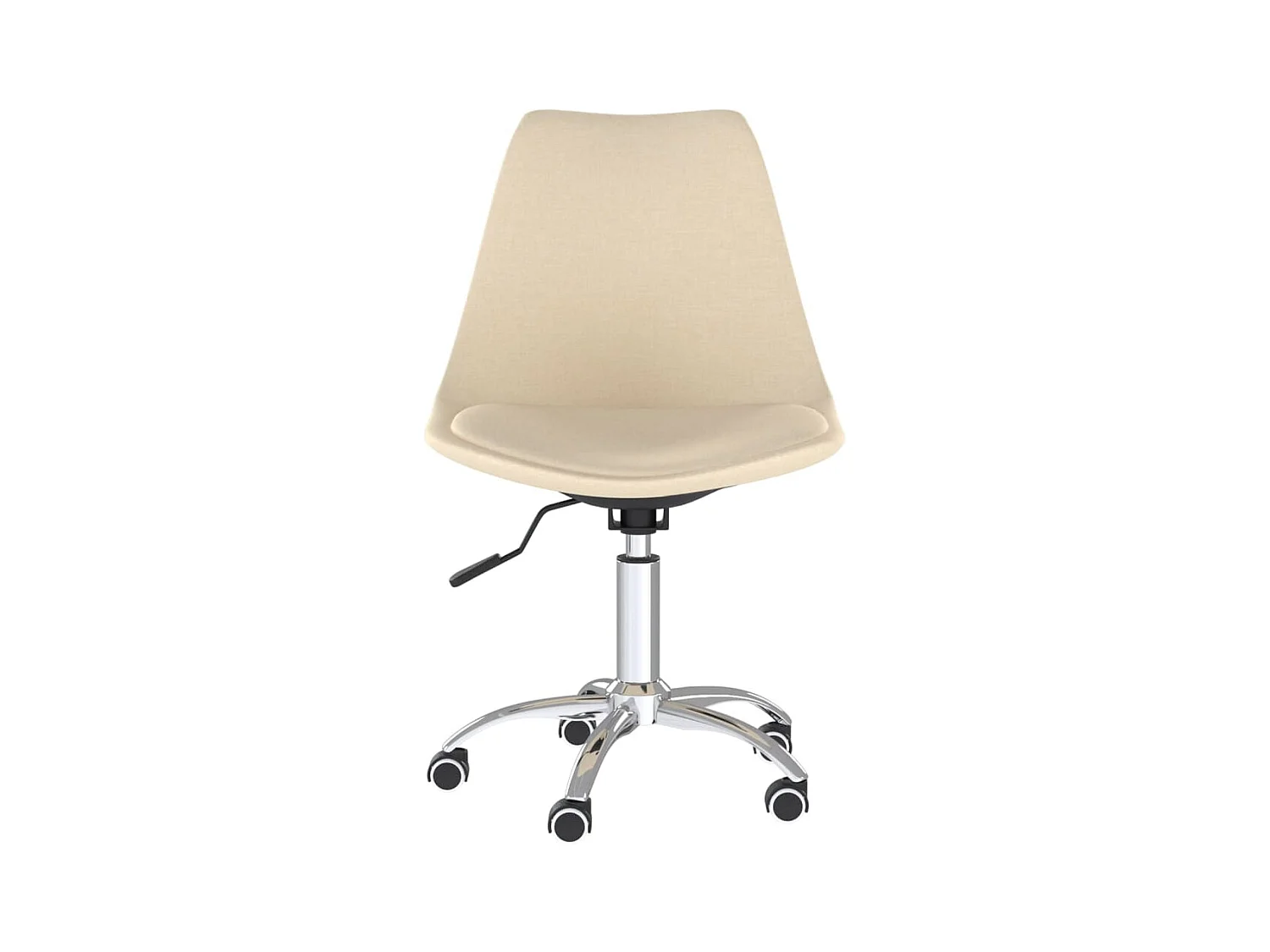 2er-set-Stühle| Esszimmerstühle Drehbar Creme Stoff -gkd650379