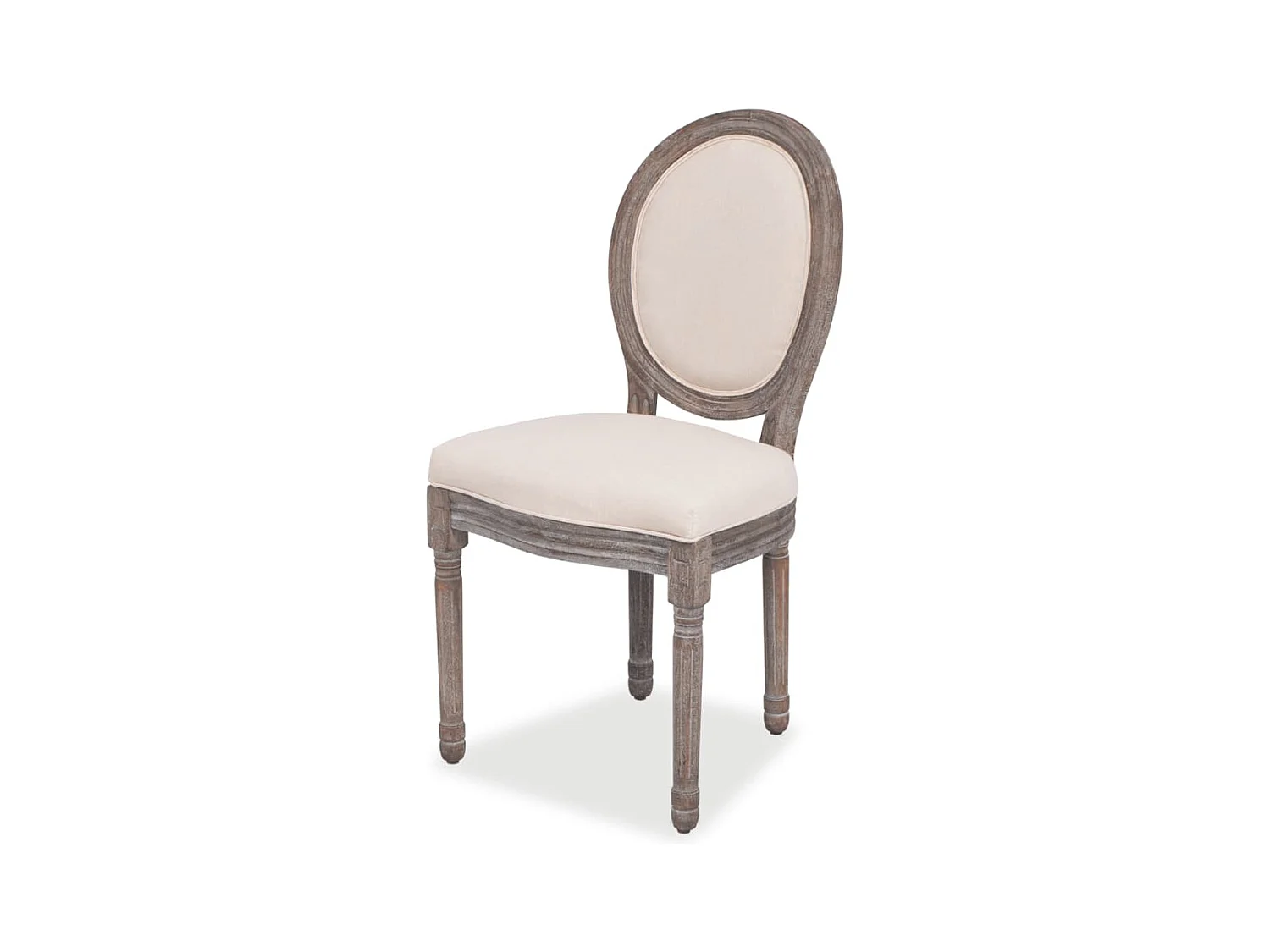 2er-set-Stühle| Esszimmerstühle Creme Stoff -gkd270368