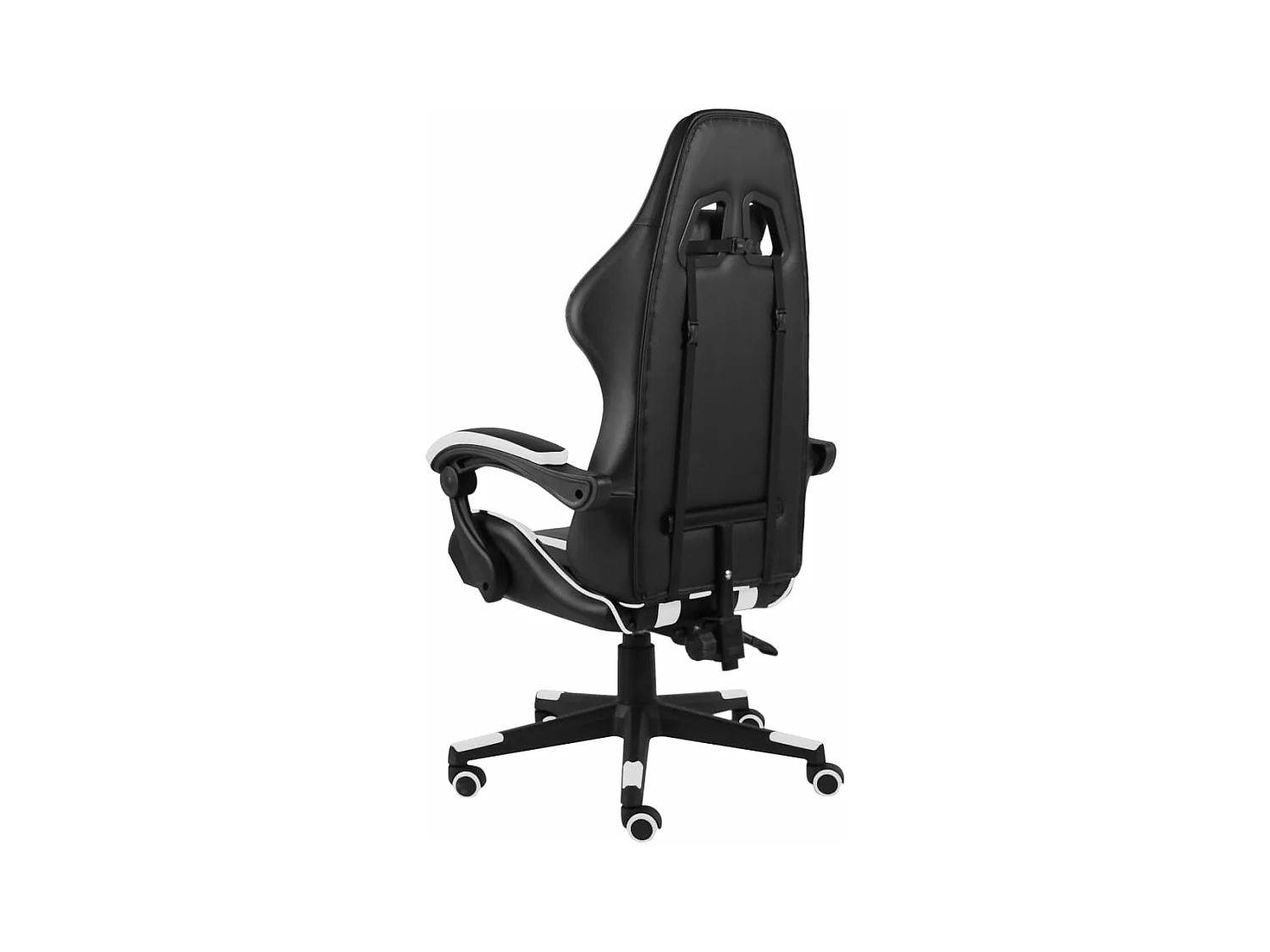Chaise gamer Noir et blanc Similicuir REO42283