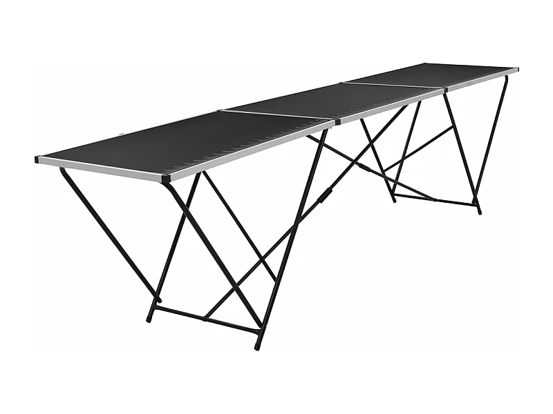 Behangtafel inklapbaar 300x60x78 cm MDF en aluminium NL930644