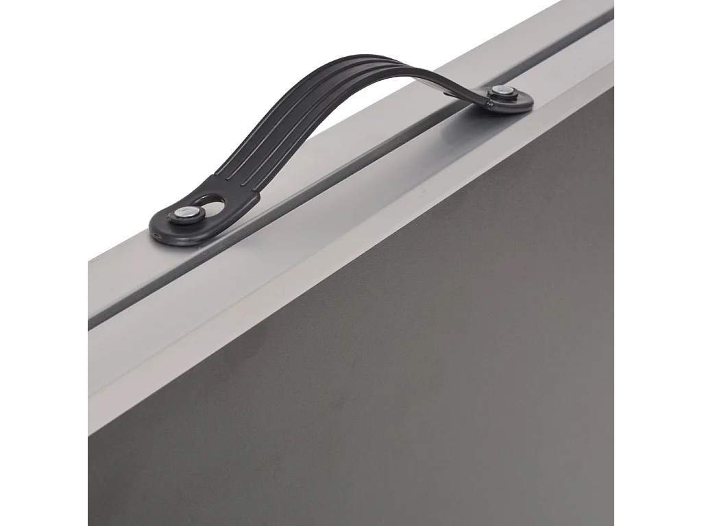 Table pliable de collage MDF et aluminium 200 x 60 x 78 cm GHR79250