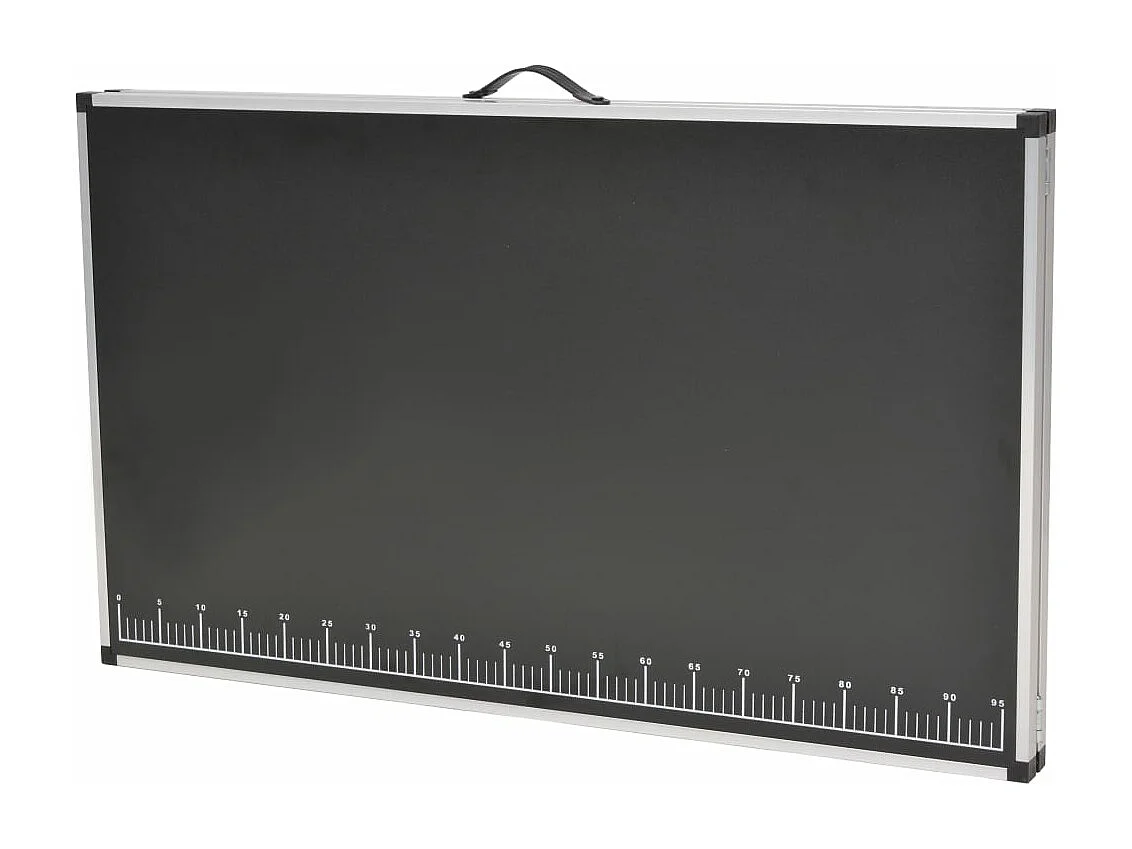 Behangtafel inklapbaar 200x60x78 cm MDF en aluminium NL550560
