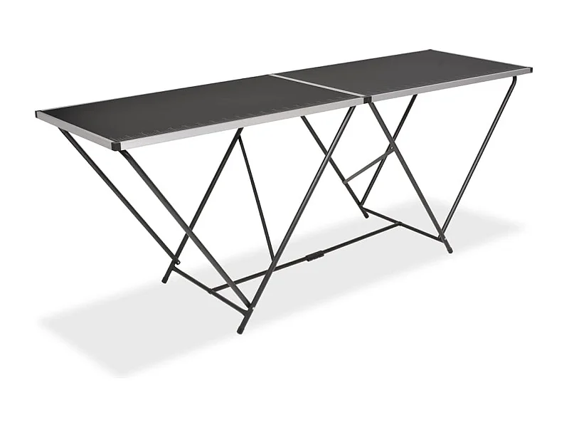 Behangtafel inklapbaar 200x60x78 cm MDF en aluminium NL550560