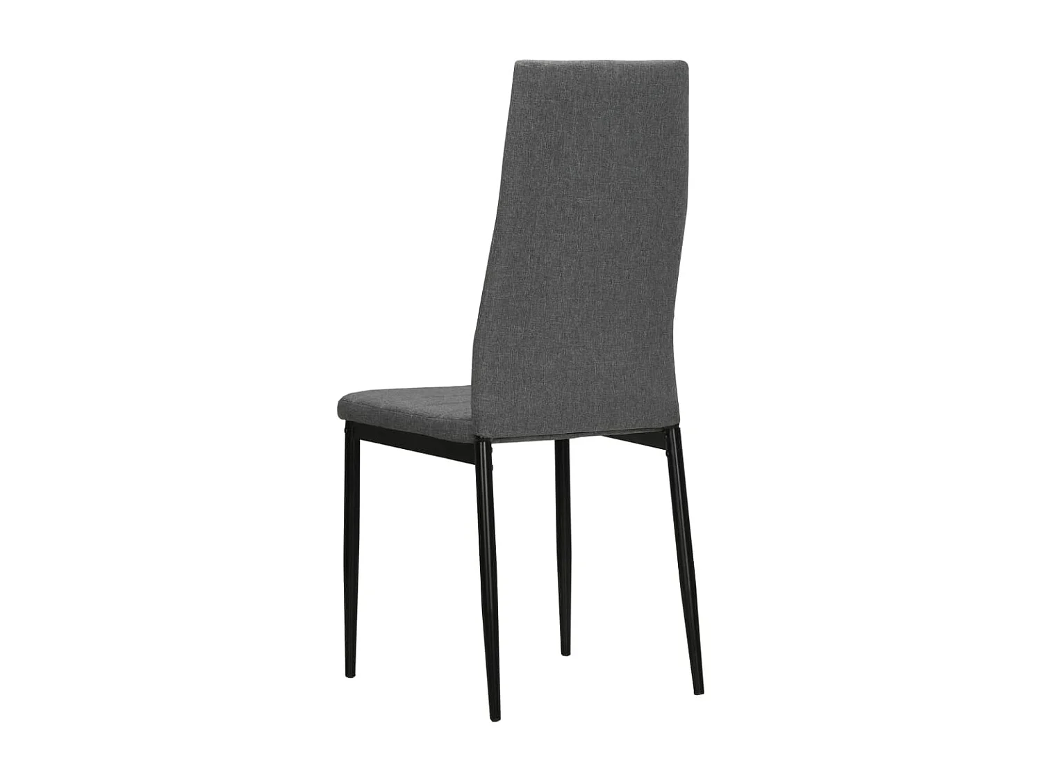 Chaises à manger Lot de 6 gris clair tissu REO89139