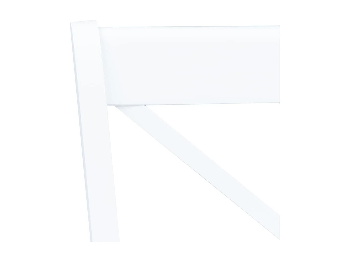 Chaises à manger Lot de 6 blanc bois d'hévéa massif REO88887