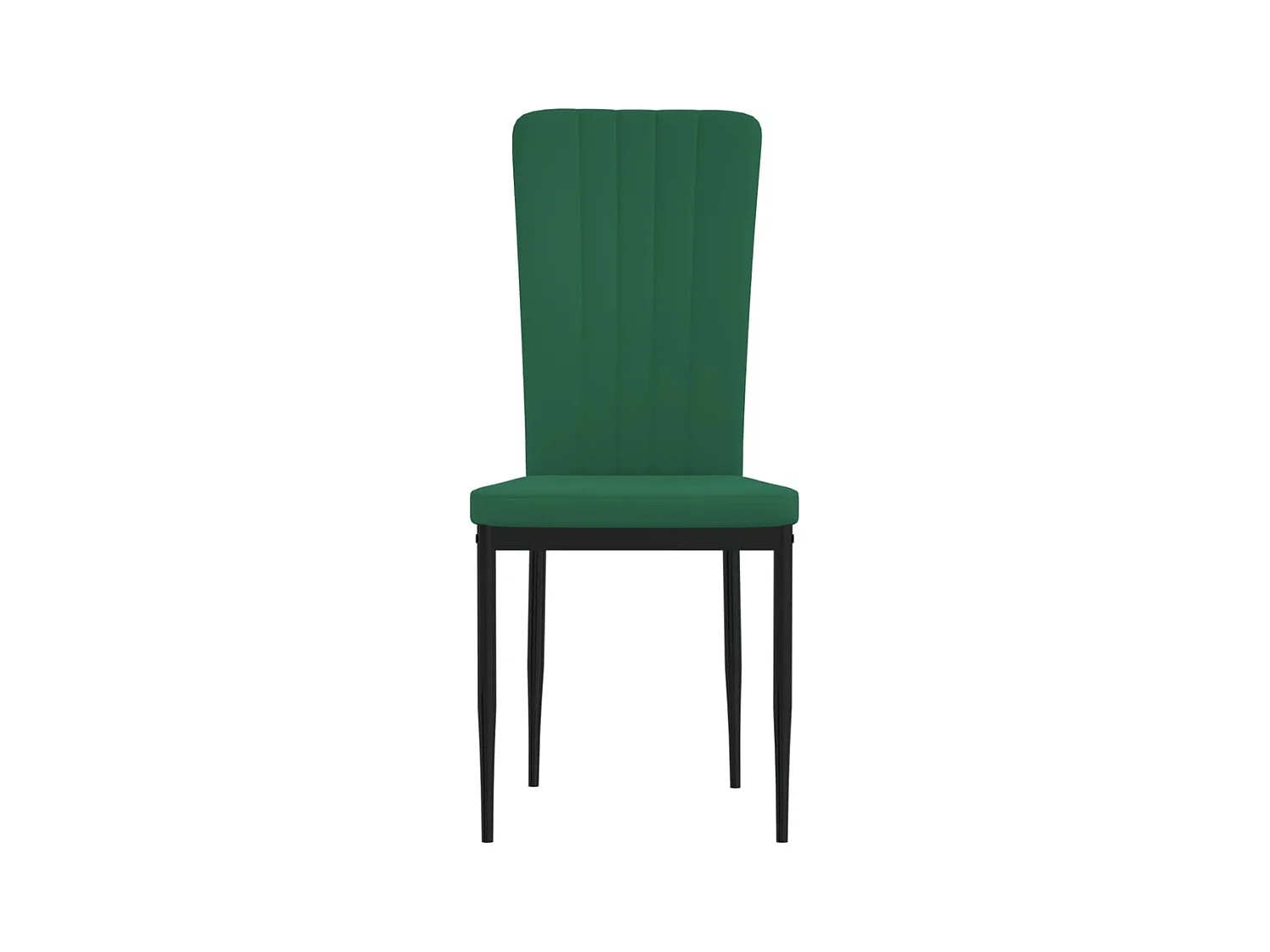 2er-set-Stühle| Esszimmerstühle Dunkelgrün Samt -gkd330343