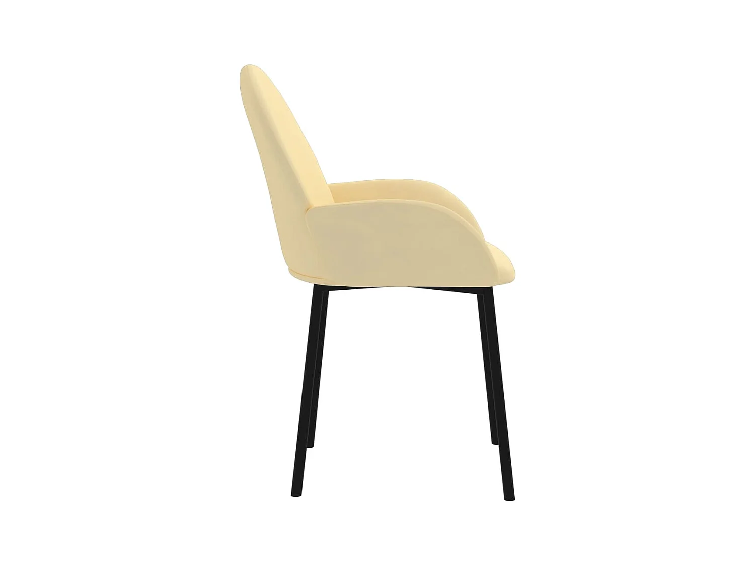 2er-set-Stühle| Esszimmerstühle Creme Samt -gkd879874
