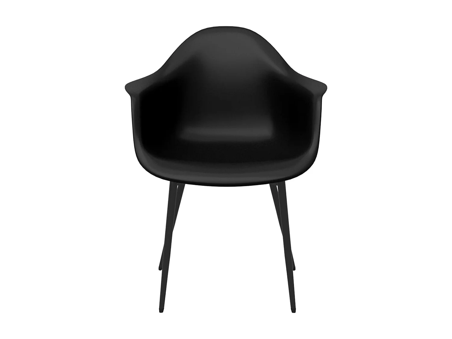 6er-set-Stühle| Esszimmerstühle Schwarz PP -gkd310036