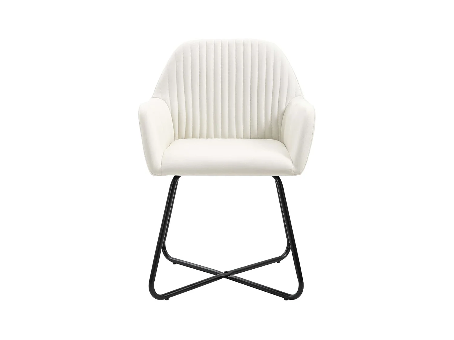 2er-set-Stühle| Esszimmerstühle Creme Stoff -gkd10544